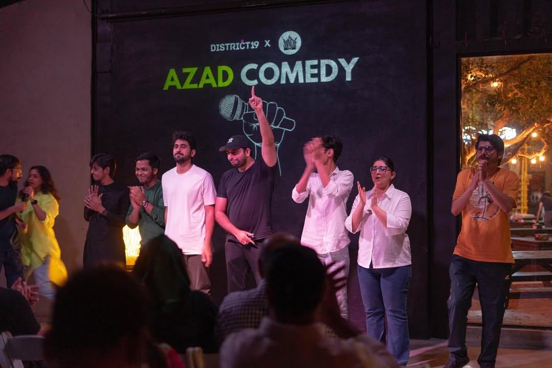 azad comedy took place on pakistan day @district19khi shoutout to all the incredible performers
